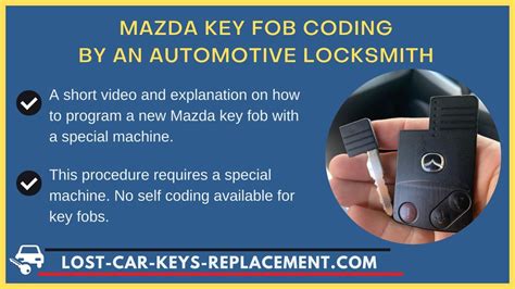 how to program a mazda smart card key|Mazda smart key programming.